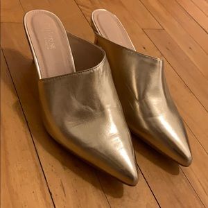 Catherine Malandrino - Gold Heels - Sz 9